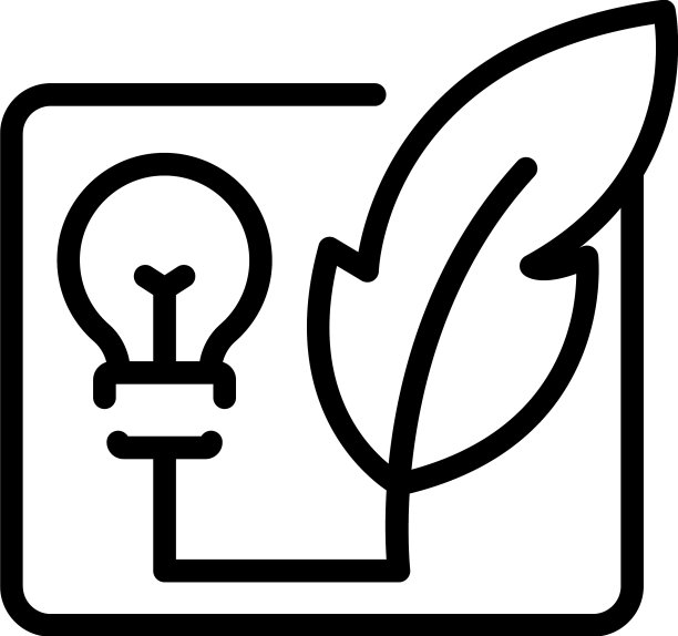 羽毛博客图标轮廓seo市场图片下载