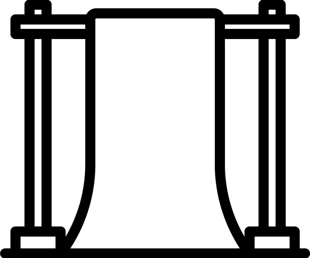 照相馆设计墙图标轮廓图片下载