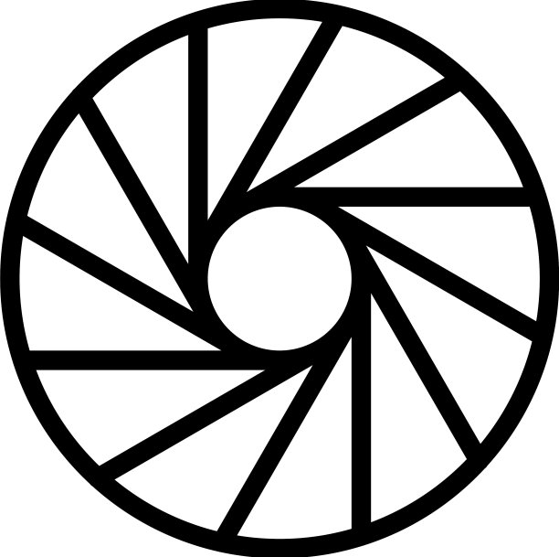 相机快门图标轮廓摄影工作室图片下载