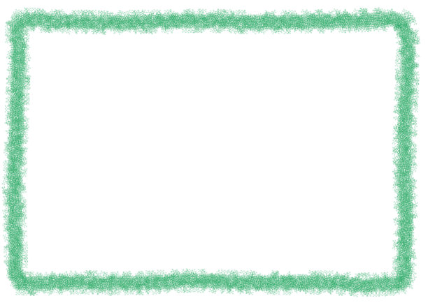 手绘框架与绿色蜡笔图片下载