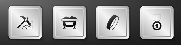 黄金采矿车与金戒指和图片下载