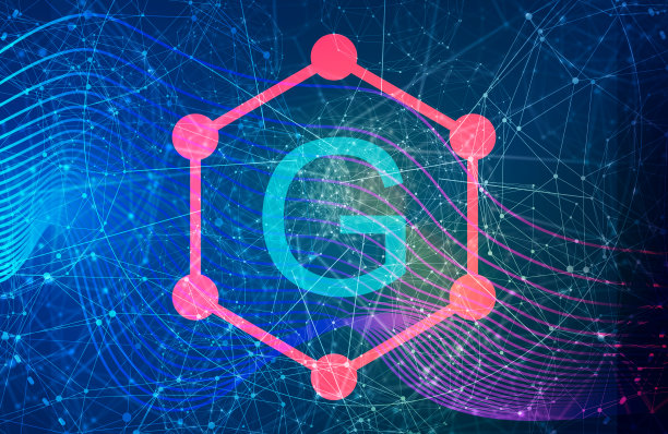 碳石墨烯纳米材料化学结构图标与G字母图片下载