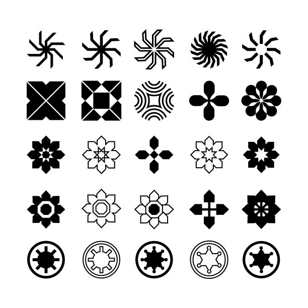 各种风格的星星图标合集图片下载