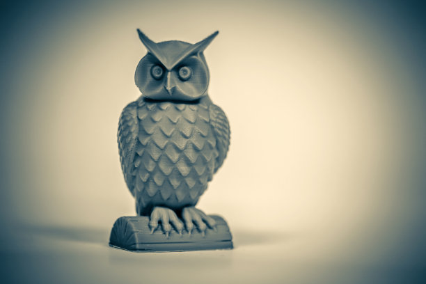 3D打印黑色抽象物体图片下载