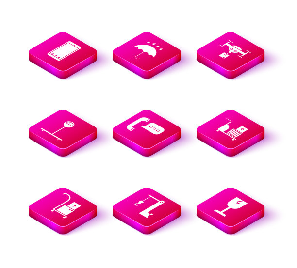 设置手推车和箱式港口起重机秤图片下载