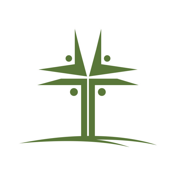 人教会矢量标志设计模板。图片下载