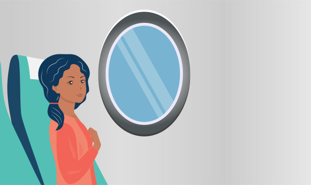 飞行，乘客，插图，卡通，飞机，座位，女人，矢量，飞机，飞机，平面，白色，背景，享受，孤立，旅游，交通，旅行，旅行，度假，舒适，飞机，航空公司，客机，人物，飞机，tra图片下载