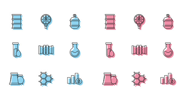 设有油气线工业厂房图片下载