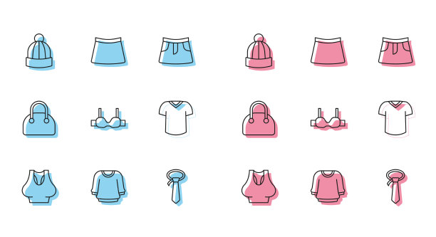 套线汗衫毛衣冬帽领带胸罩图片下载