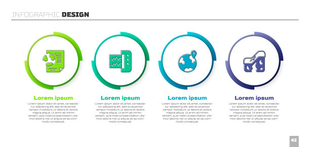 设置地球与文件，地震仪，位置和地质断层。业务信息模板。向量图片下载