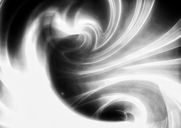 烟雾在黑暗中旋转的插图图片下载