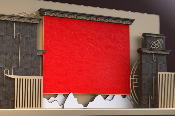 中国新年背景材料图片下载