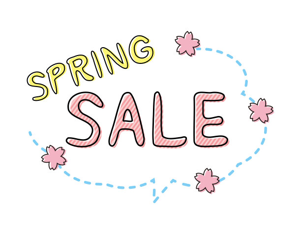 春季出售。矢量插图。销售标签。图片下载