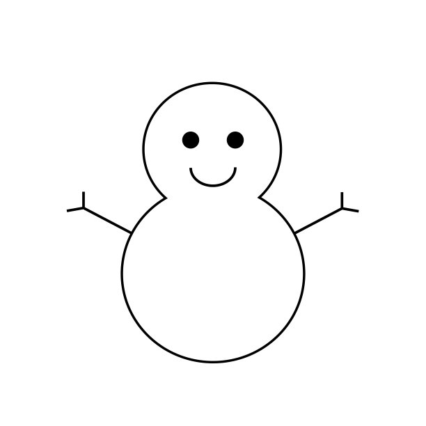 雪人的帽子孤立在白色的背景上。图片下载