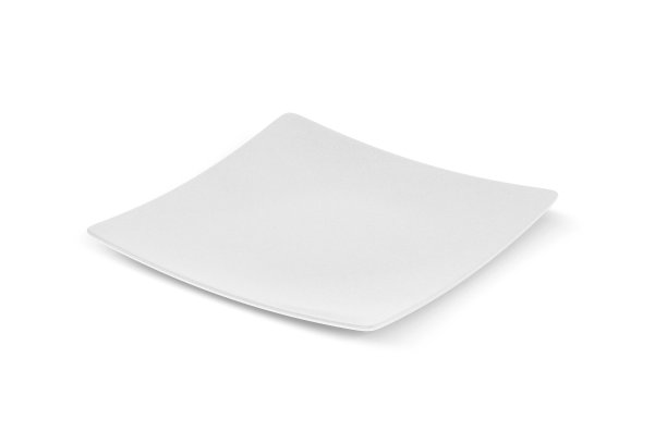 白色方形陶瓷餐盘图片下载