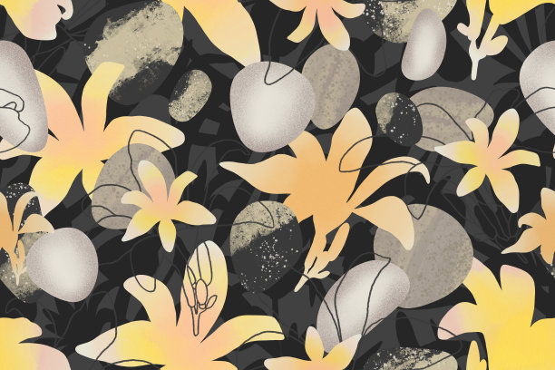 现代花的背景。图片下载