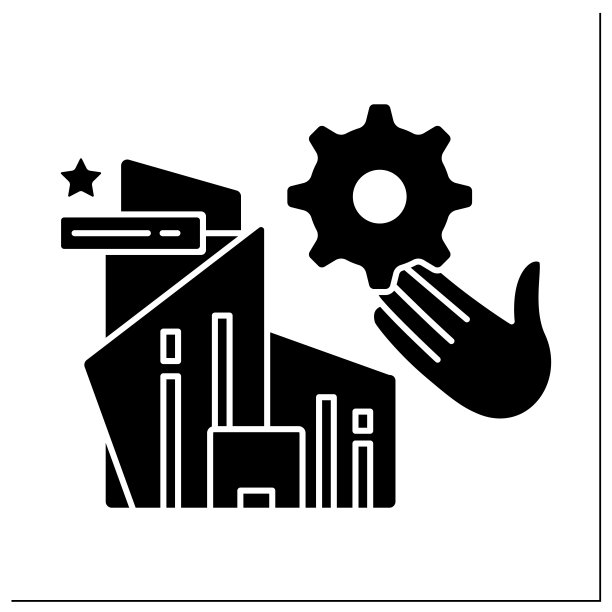 公司治理字形图标图片下载