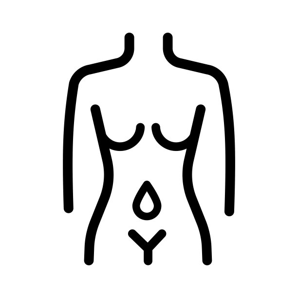 月经周期矢量图标图片下载