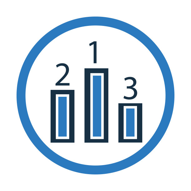 领奖台上的胜利或位置图标图片下载