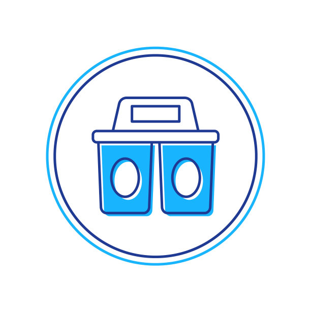 填充轮廓咖啡杯去图标孤立在白色背景。向量图片下载