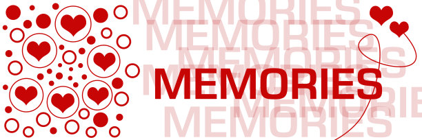 记忆红心圈左重复文本水平图片下载
