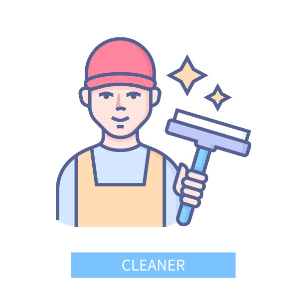 更干净-现代彩色线条设计风格图标图片下载