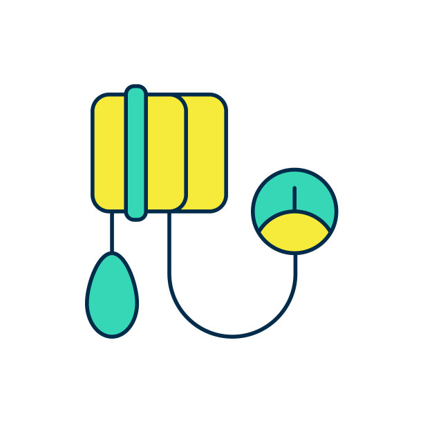 填充轮廓血压图标孤立在白色背景上。向量图片下载