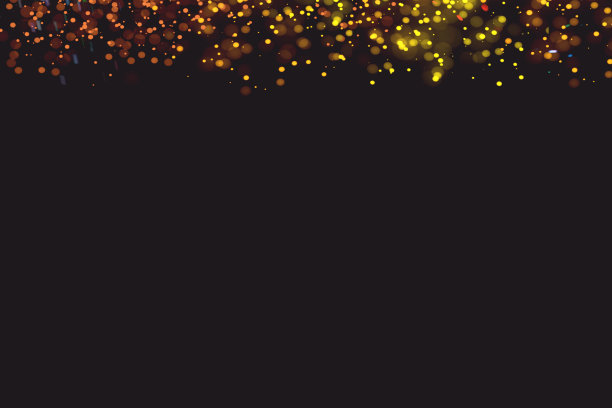 黑色魅力散景背景与复制空间生日，周年纪念，婚礼，新年前夕。图片下载