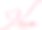 字和题字爱与心写玫瑰颜色书法笔迹粉红色背景与丝带效果。图片下载