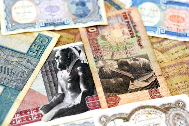 古埃及货币纸币背景图片下载