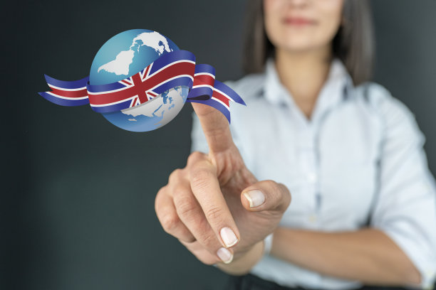 触摸英格兰国旗图片下载