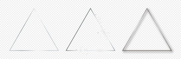 发光银三角框图片下载