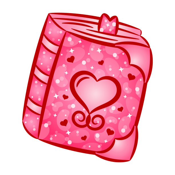 情人节爱书画贴纸图片下载