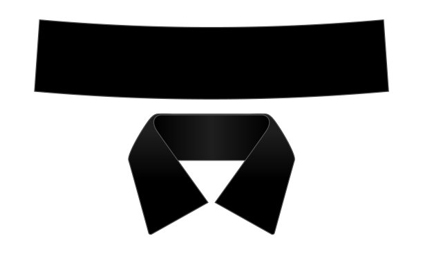 空白黑色领polo衫图案模板上的白色背景，矢量文件。图片下载