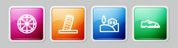 在比萨村设置线比萨塔景观图片下载