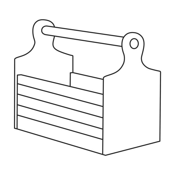 木盒子图标轮廓图标图片下载