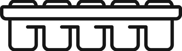 形成冰立方托盘图标轮廓厨房图片下载