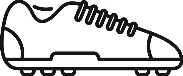 足球鞋尖图标轮廓足球图片下载