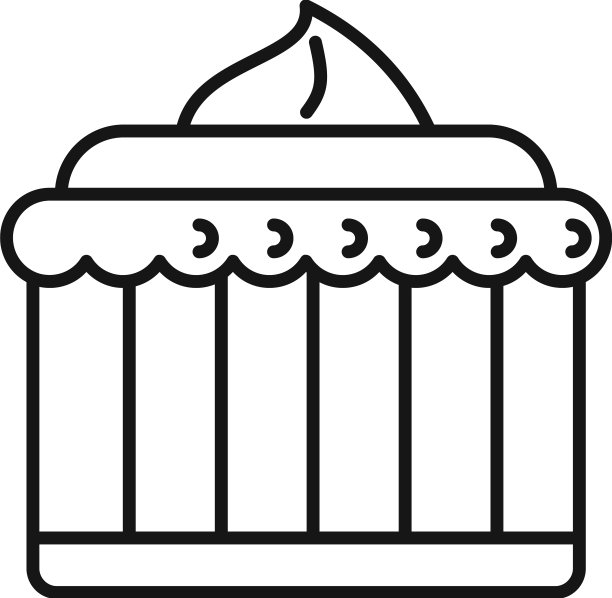 婚礼蛋糕图标轮廓快乐图片下载