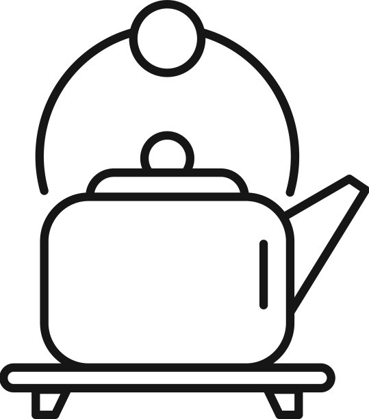 茶壶图标轮廓热水图片下载