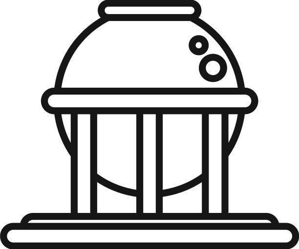 工厂油罐图标轮廓灾难图片下载