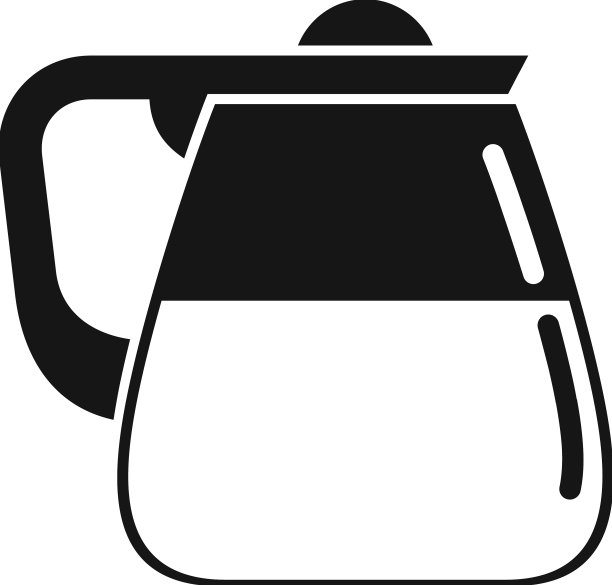 办公室喝咖啡图标简单的热饮图片下载