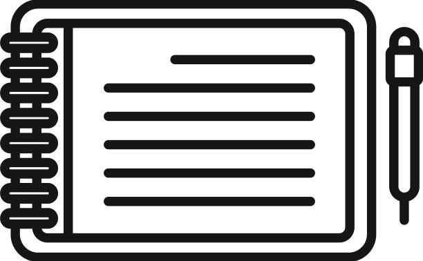 记事本图标大纲写纸图片下载