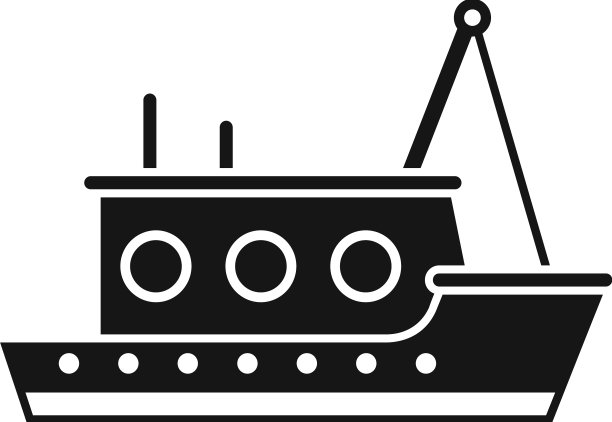 河鱼船图标简单的海船图片下载