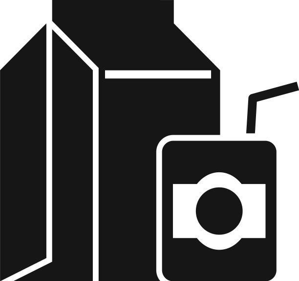 纸午餐袋图标简单的晚餐食物图片下载