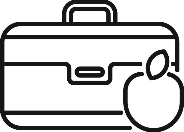 苹果午餐盒图标概述健康餐图片下载