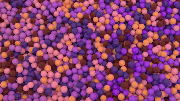 摘要数字彩色背景与小珠子堆图片下载