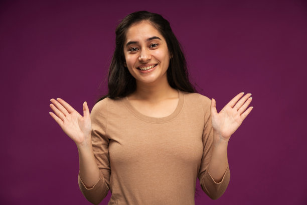 印度现代女孩，库存照片图片下载