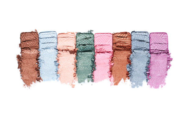 眼影孤立在白色背景上图片下载