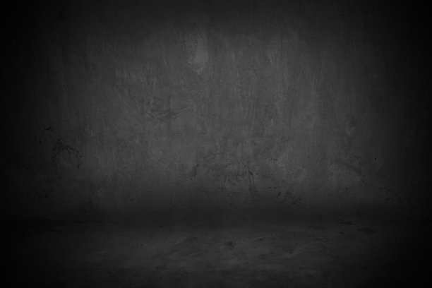 旧墙纹理水泥深黑灰色背景抽象灰色色彩设计是浅色与白色渐变背景。图片下载